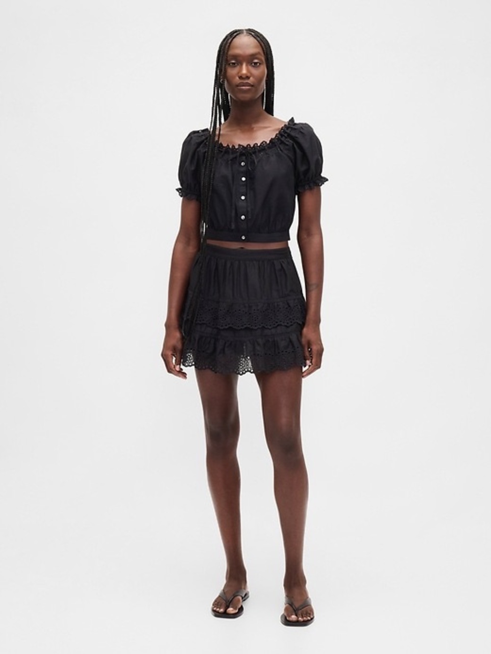 Gap Eyelet Crop Top size S